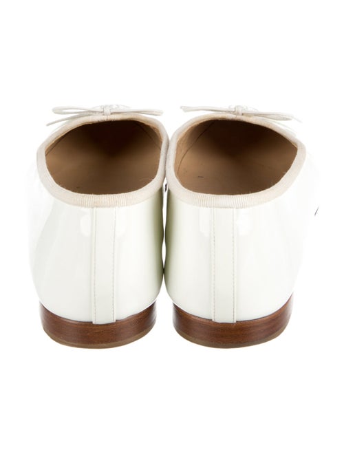 Chanel Interlocking CC Logo Patent Leather Ballet Flats