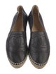Chanel Interlocking CC Logo Lambskin Espadrilles