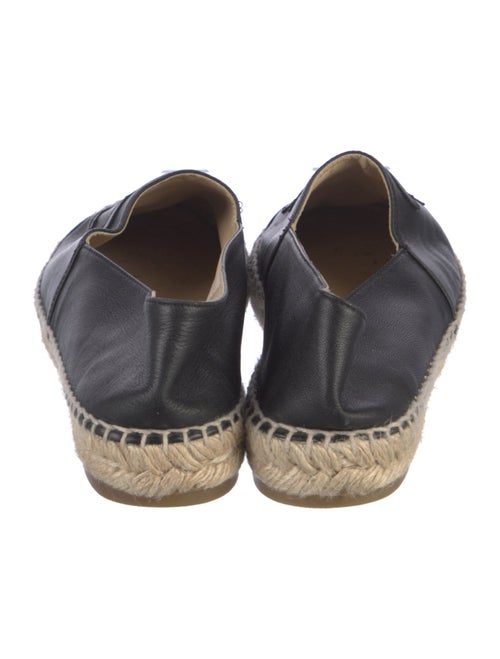 Chanel Interlocking CC Logo Lambskin Espadrilles