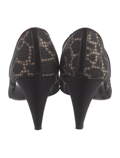 Chanel Interlocking CC Logo Mesh Pumps