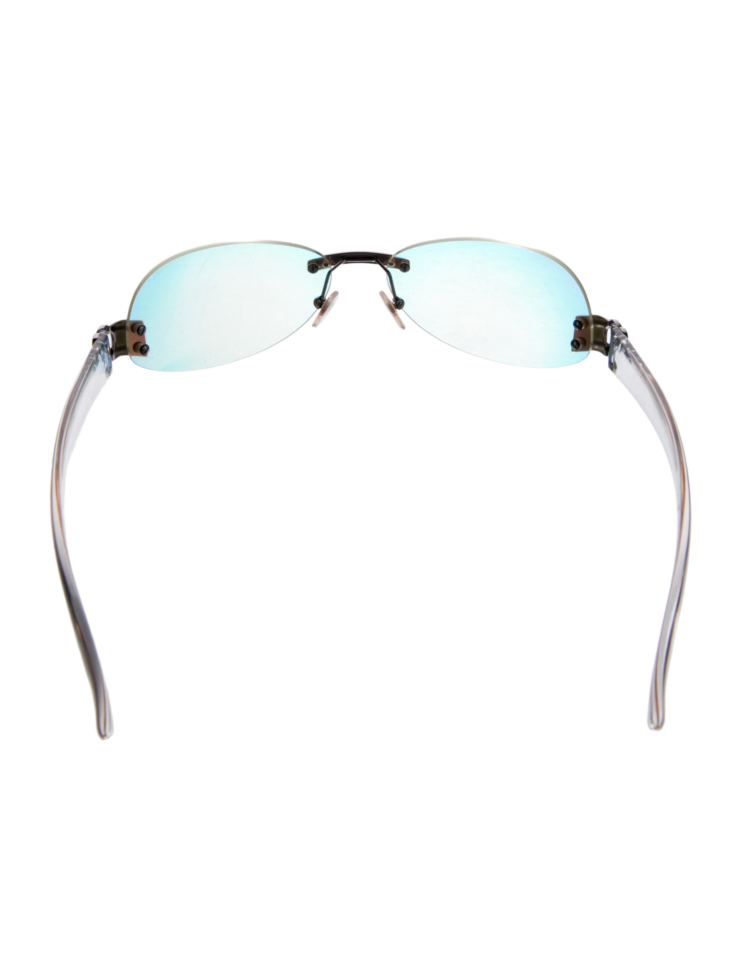 Chanel Vintage Interlocking CC Logo Sunglasses