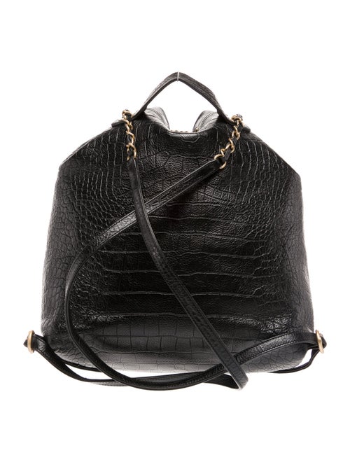 Chanel Large Embossed Backpack