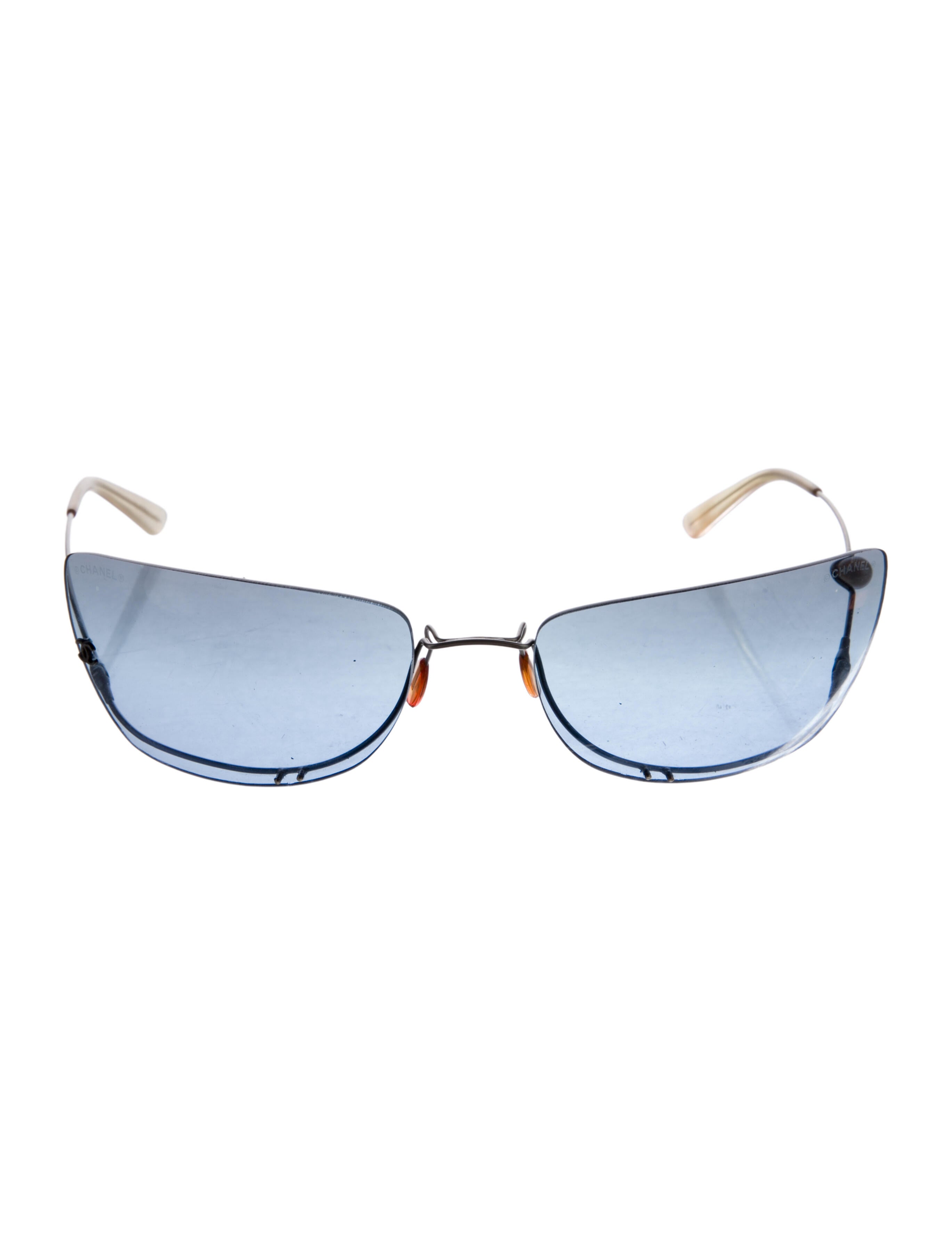 Chanel Vintage Interlocking CC Logo Sunglasses