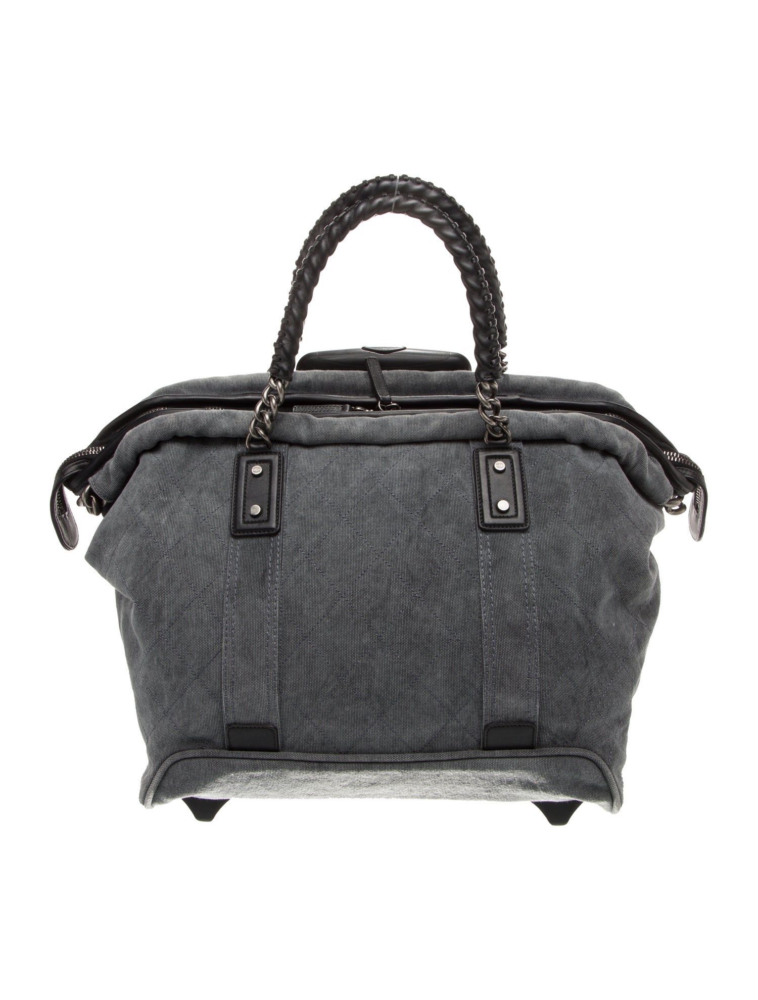 Chanel Street Style Weekender Trolley