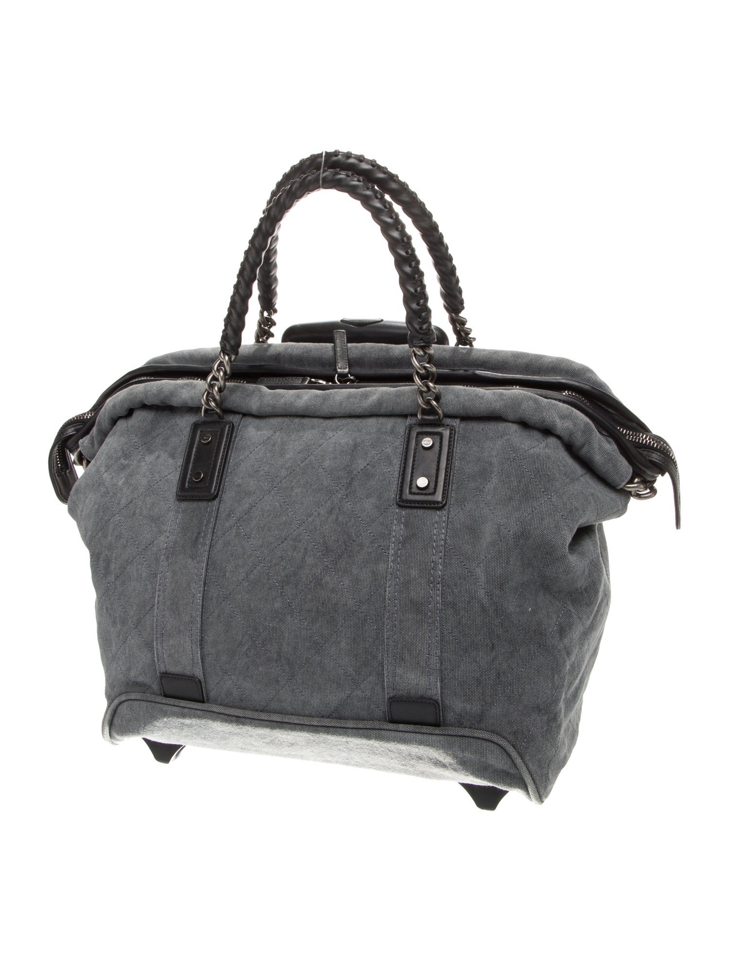 Chanel Street Style Weekender Trolley