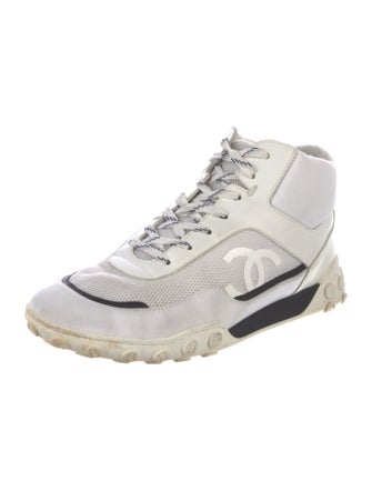 Chanel Interlocking CC Logo Mesh Sneakers