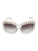 Chanel Interlocking CC Logo Cat-Eye Sunglasses