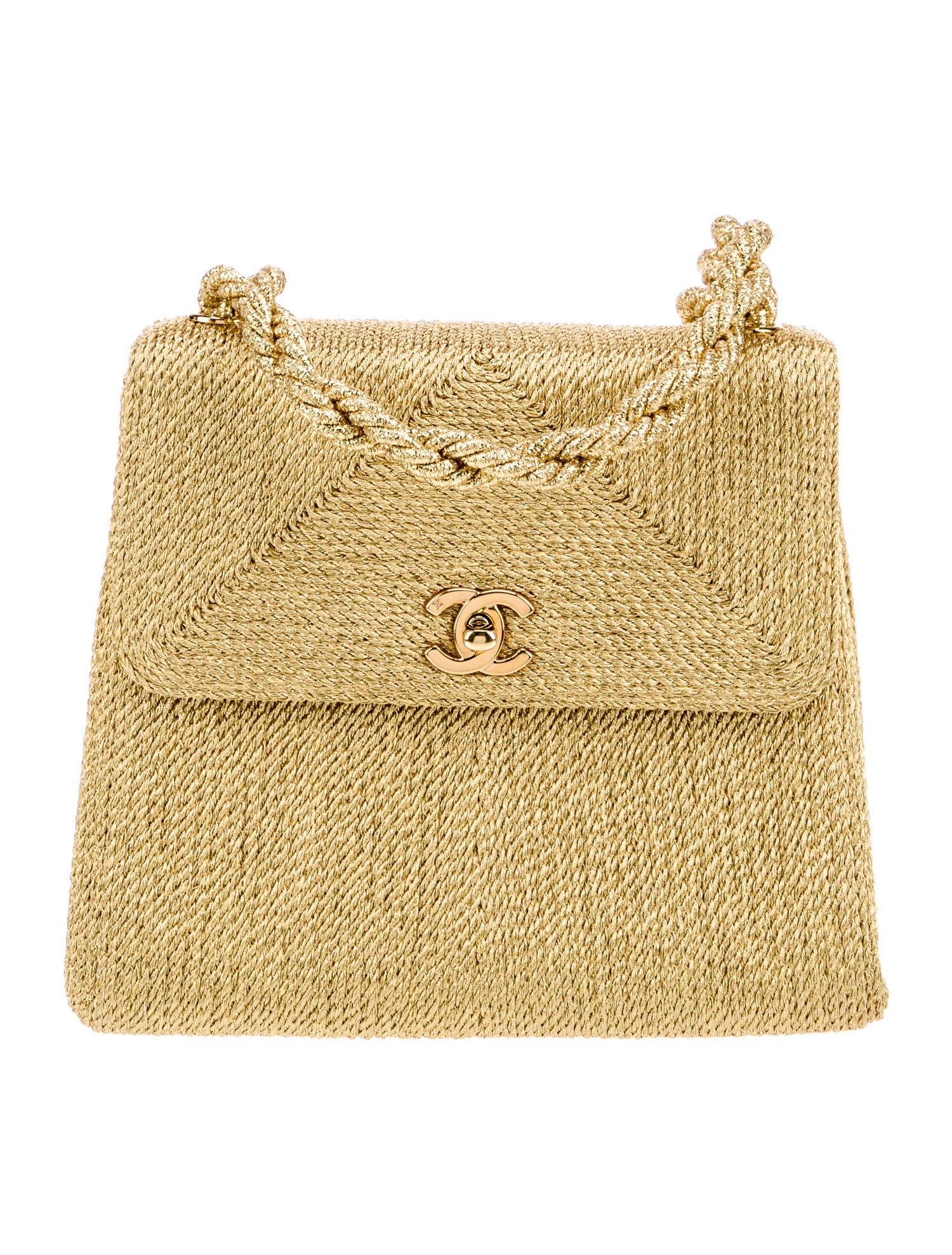 Chanel Silk Rope Top Handle Bag