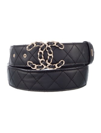 Chanel 2022 Interlocking CC Logo Belt