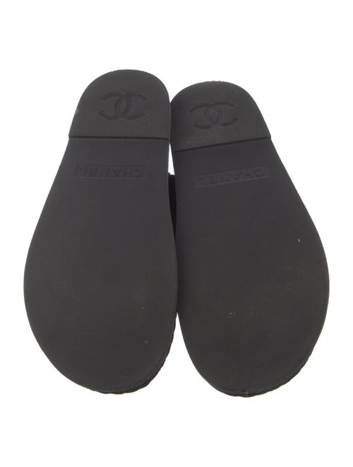 Chanel 2025 Interlocking CC Logo Slingback Sandals