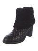 Chanel 2014 Interlocking CC Logo Boots