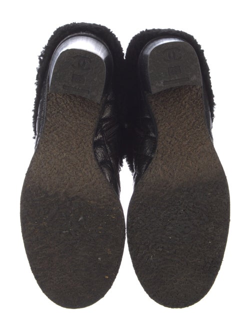 Chanel 2014 Interlocking CC Logo Boots