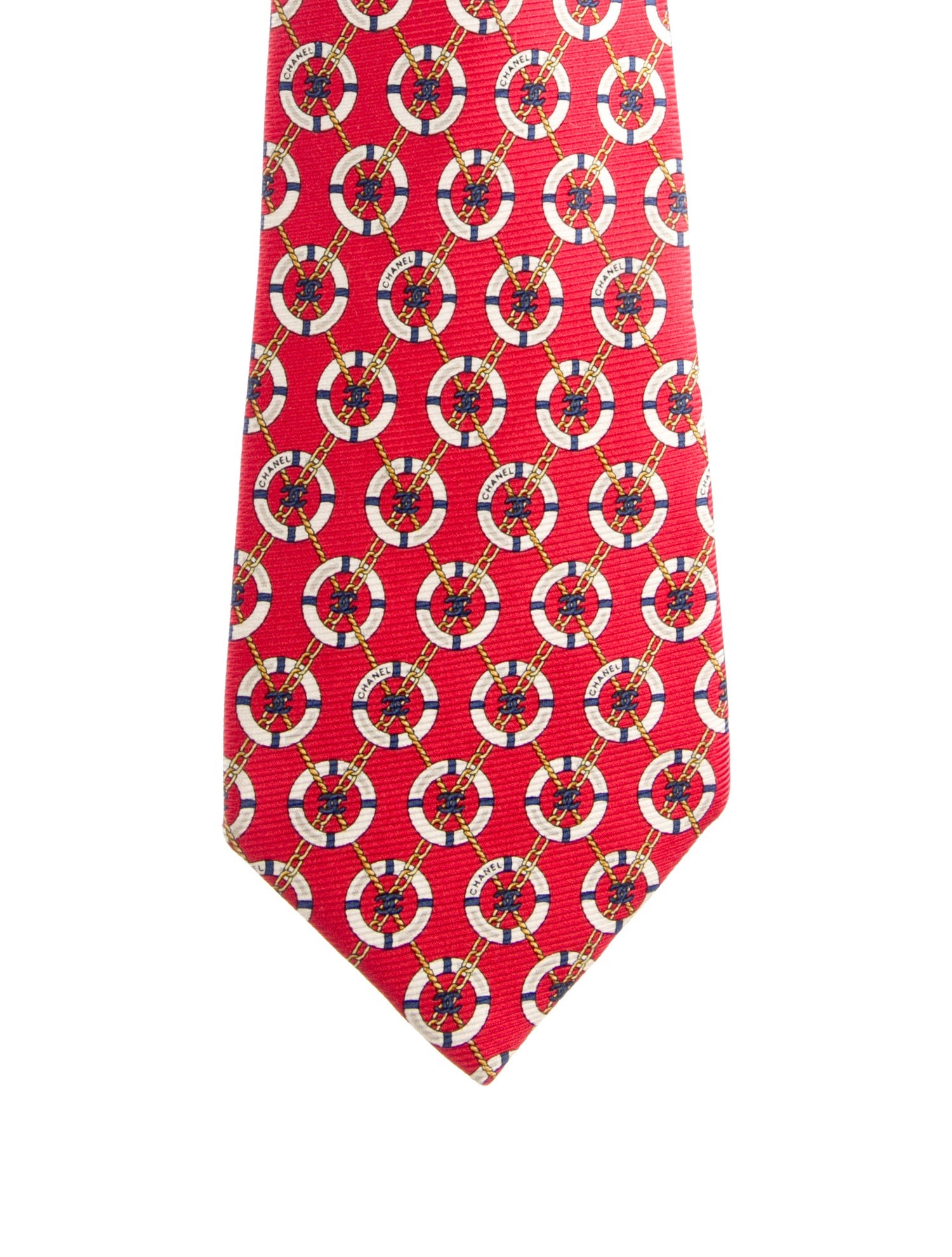 Chanel CC Silk Tie