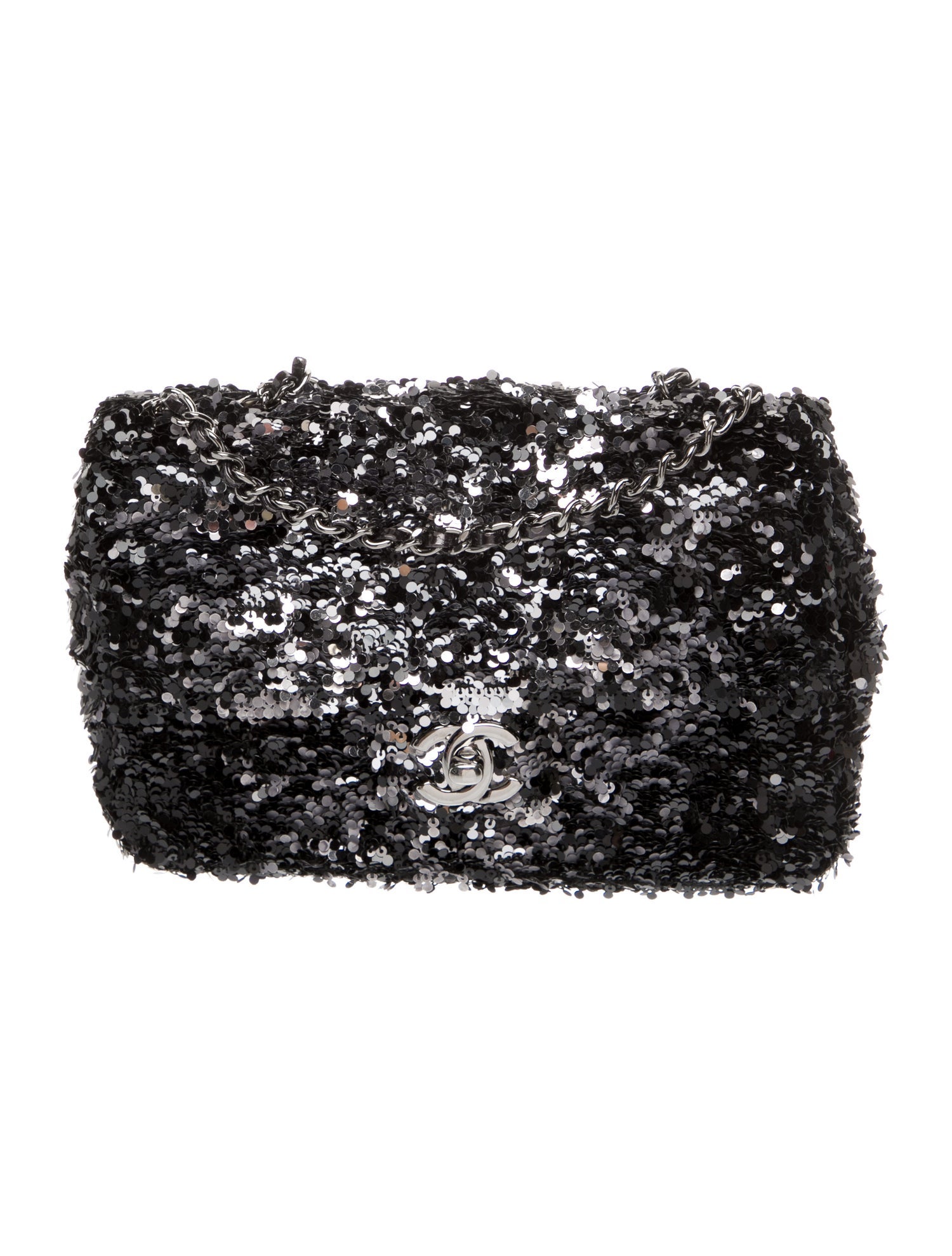 Chanel Classic Mini Rectangular Sequin Single Flap Bag