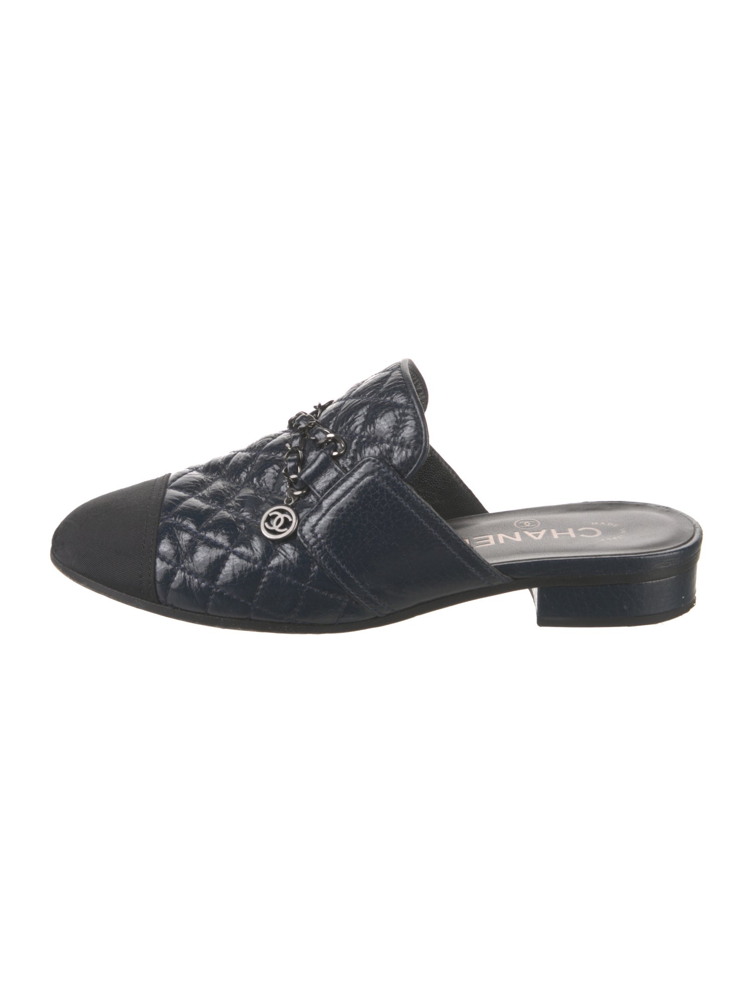 Chanel 2018 Interlocking CC Logo Mules