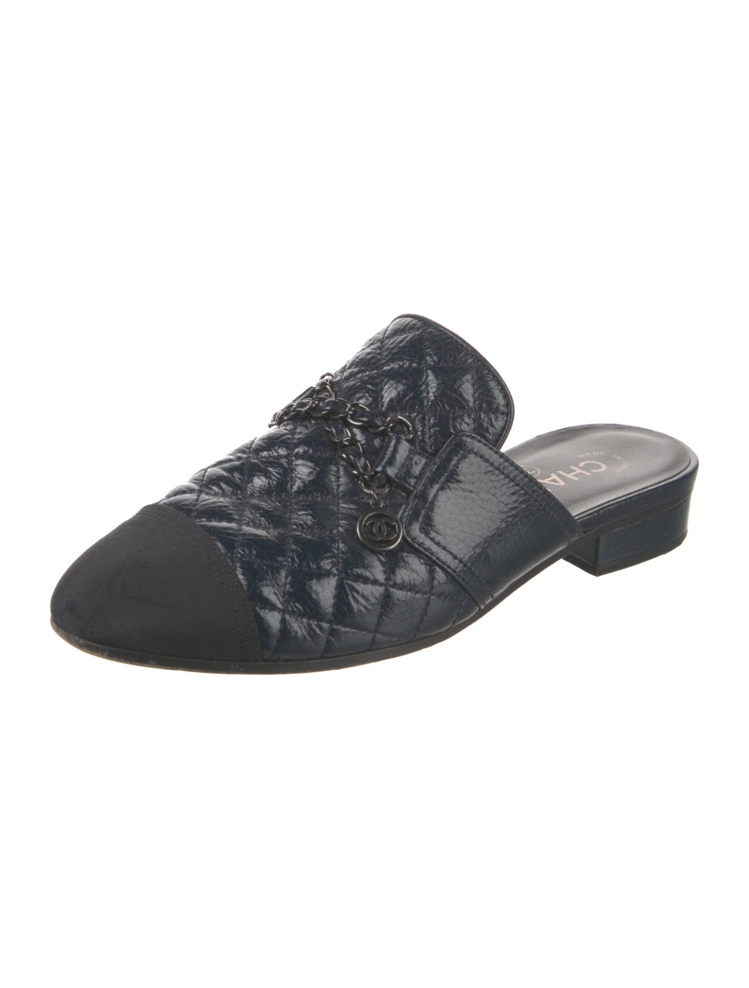 Chanel 2018 Interlocking CC Logo Mules