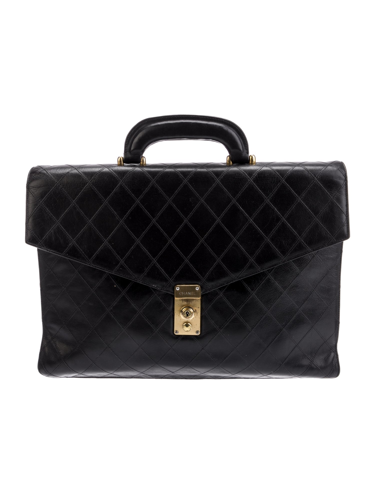 Chanel Quilted Lambskin Briefcase
