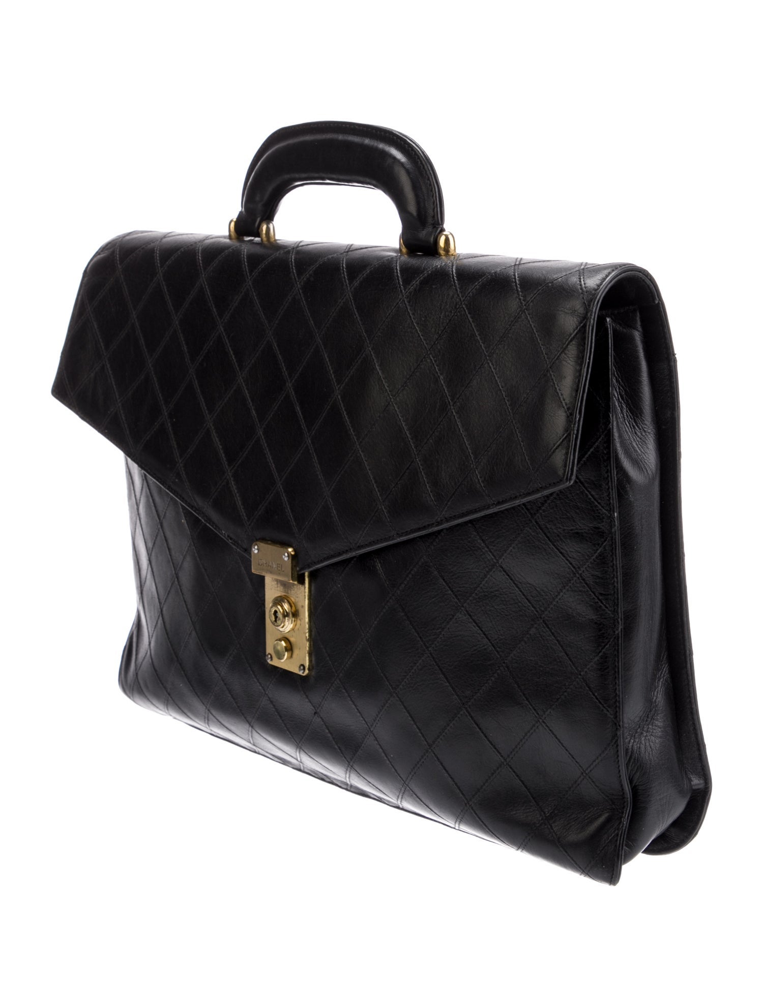 Chanel Quilted Lambskin Briefcase