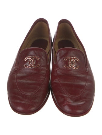 Chanel 2023 Interlocking CC Logo Loafers