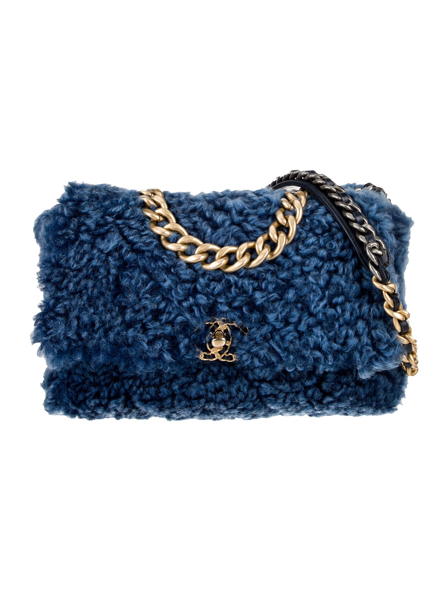 Chanel Medium Shearling 19 Flap Bag