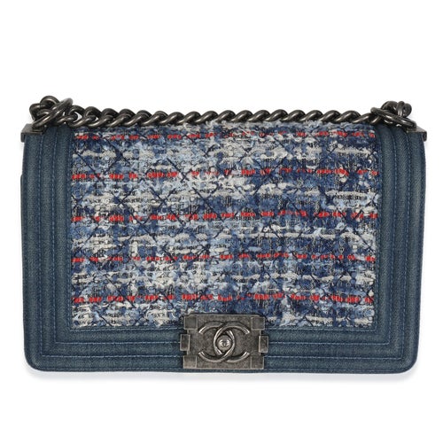 Chanel Medium Tweed Boy Bag