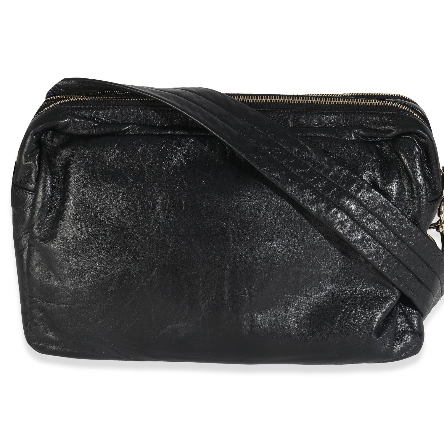 Chanel Leather Jersey Scales Camera Case