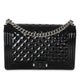 Chanel Patent New Medium Boy Bag