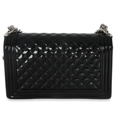 Chanel Patent New Medium Boy Bag