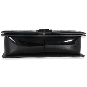 Chanel Patent New Medium Boy Bag