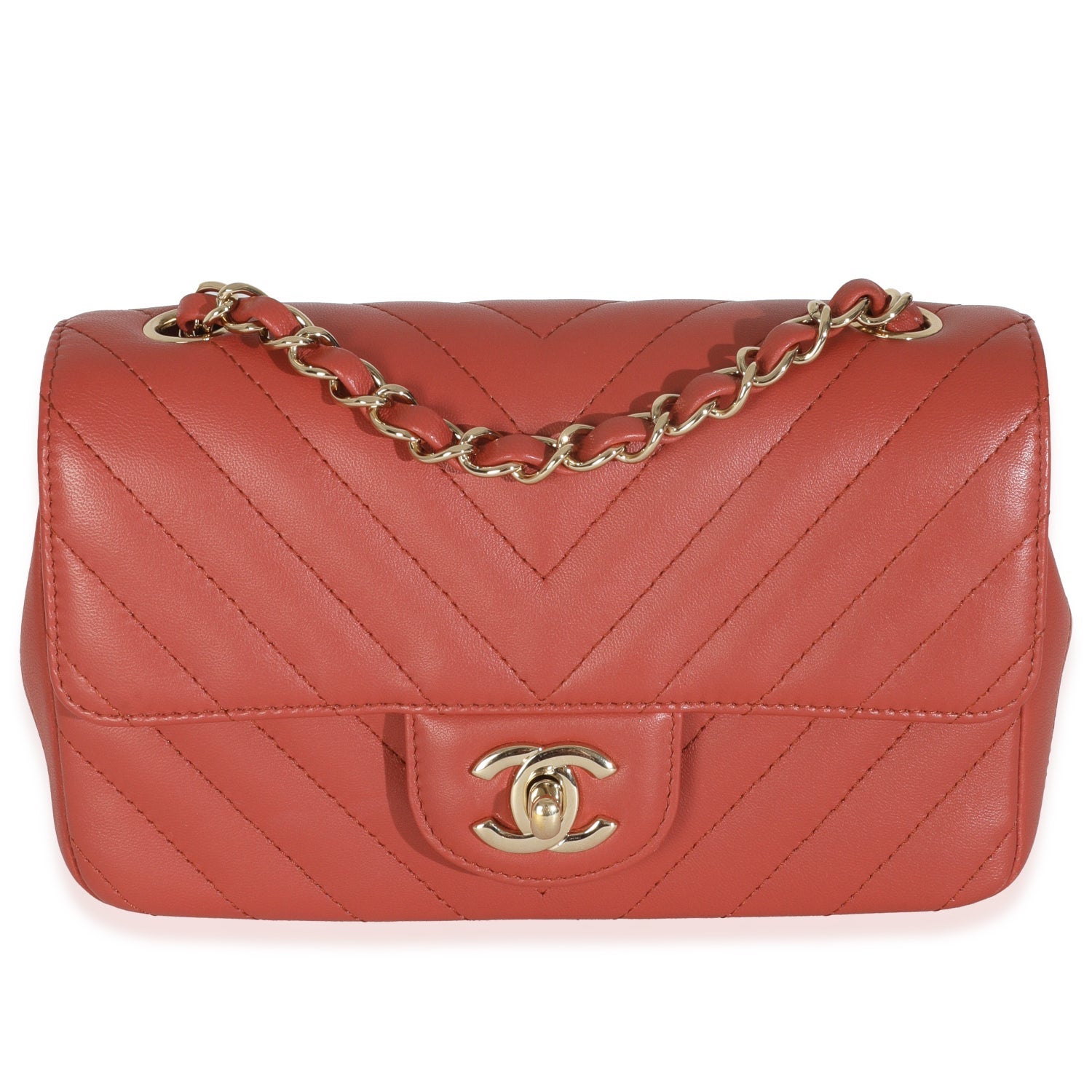 Chanel Mini Chevron Flap Bag