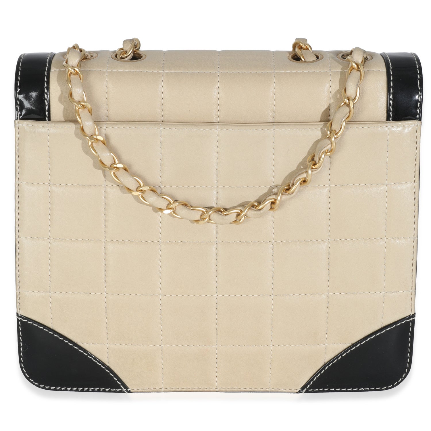Chanel Bicolor Chocolate Bar Flap Bag