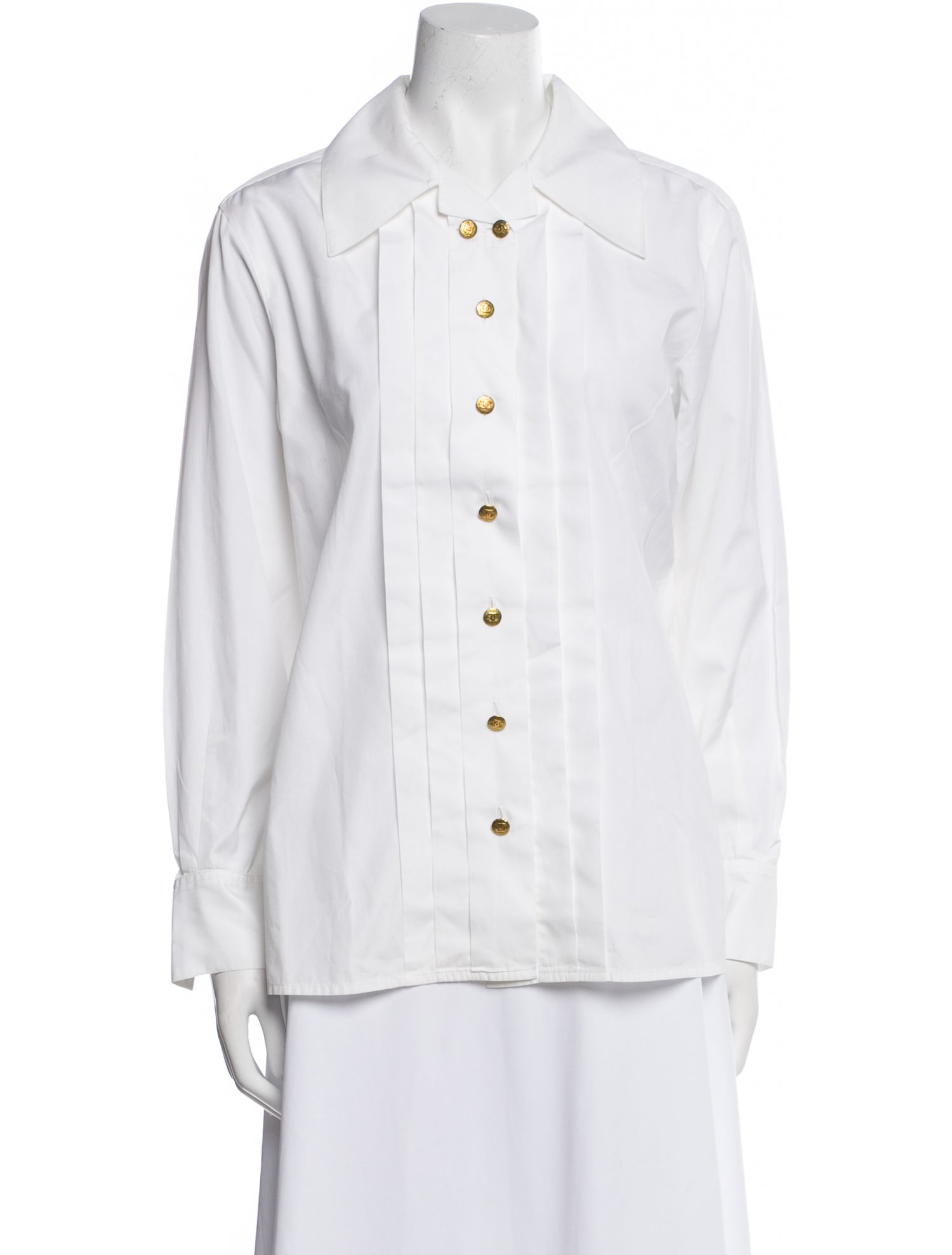 Chanel Vintage 1995 Button-Up Top