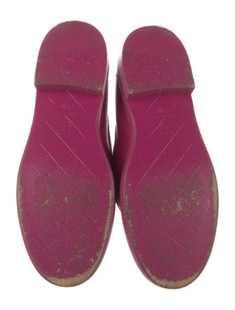 Chanel Interlocking CC Logo Leather Loafers