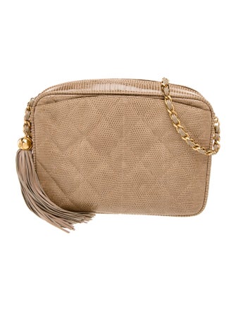 Chanel Lizard Tassel Camera Bag