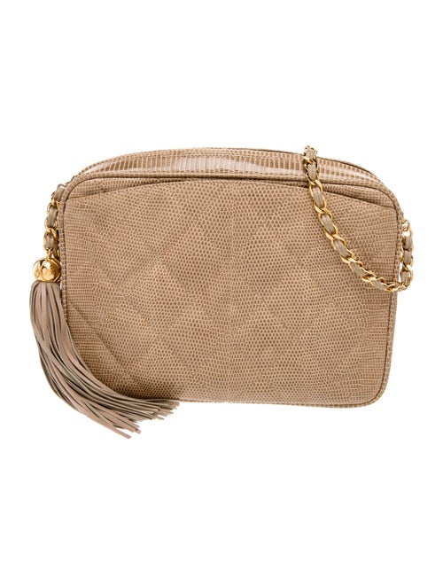 Chanel Lizard Tassel Camera Bag