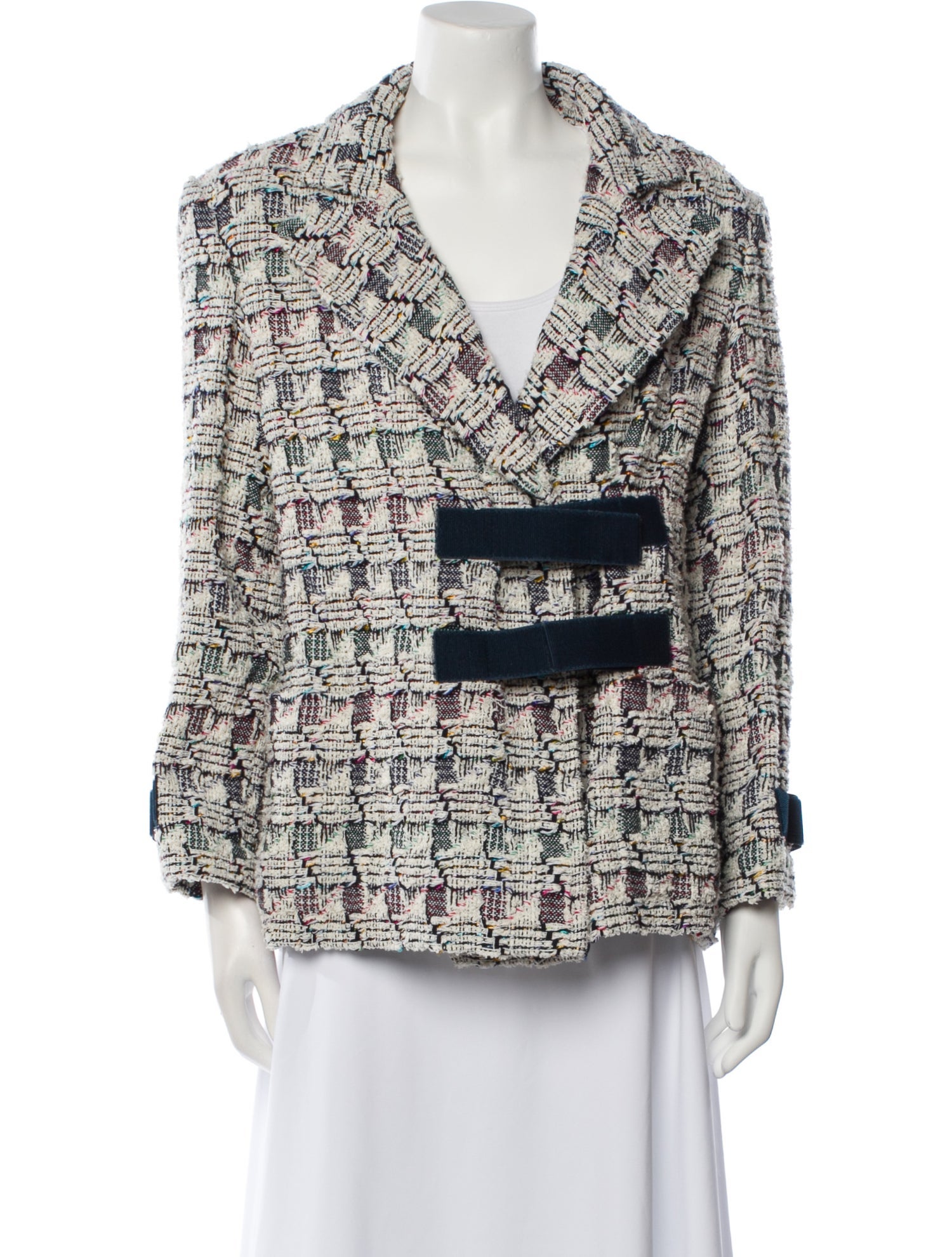 Chanel 2017 Tweed Pattern Blazer