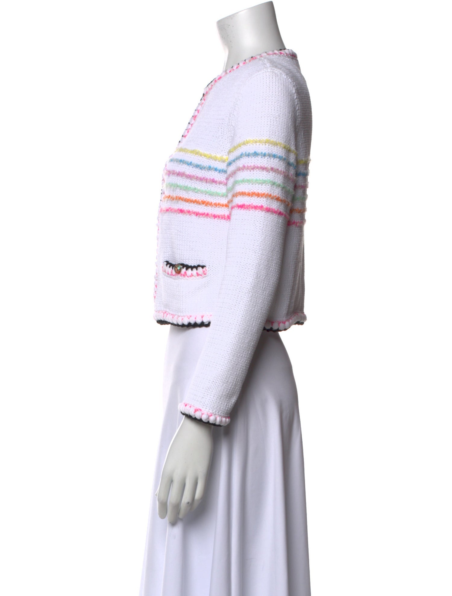 Chanel 2024 Colorblock Pattern Sweater