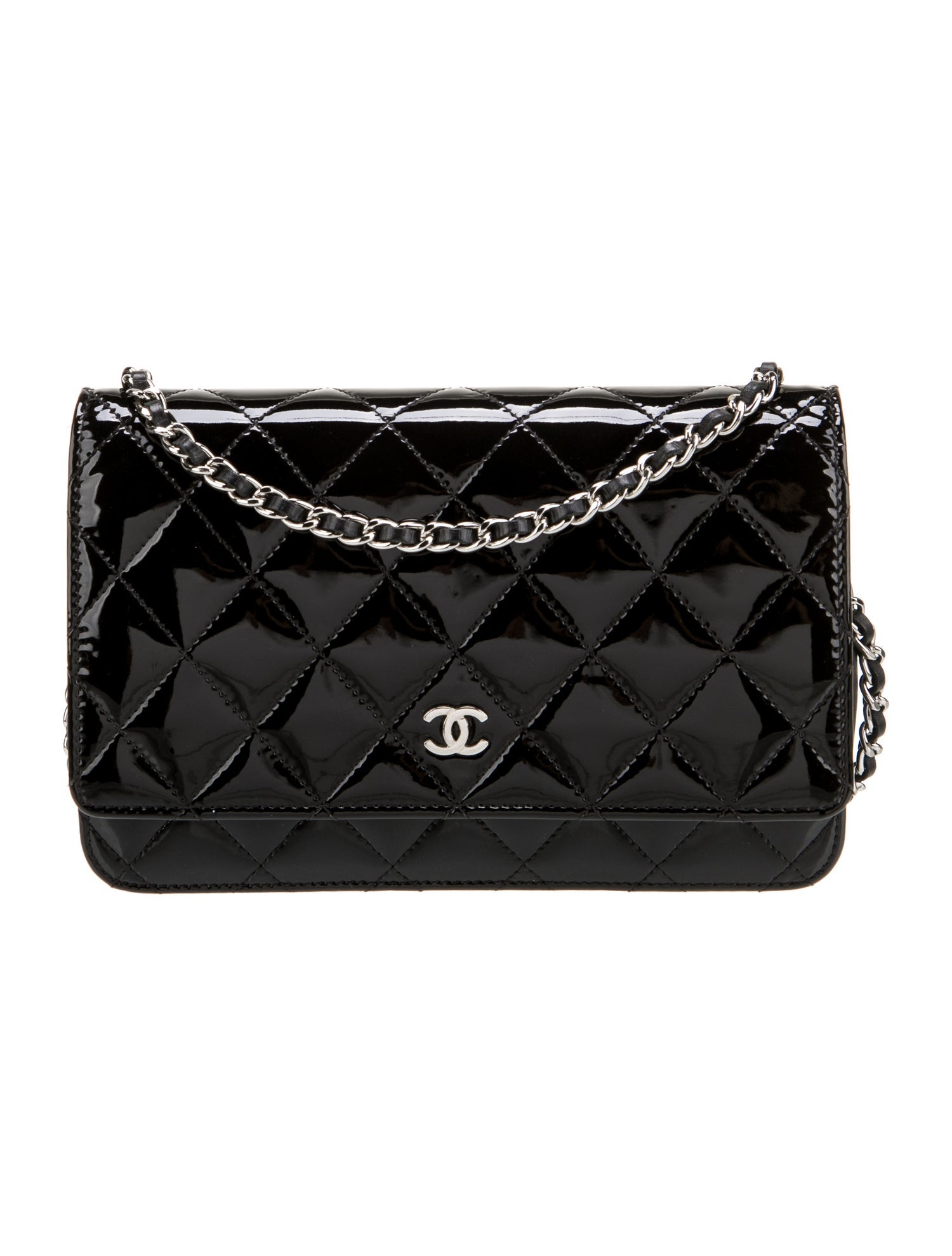 Chanel Classic Patent Wallet On Chain