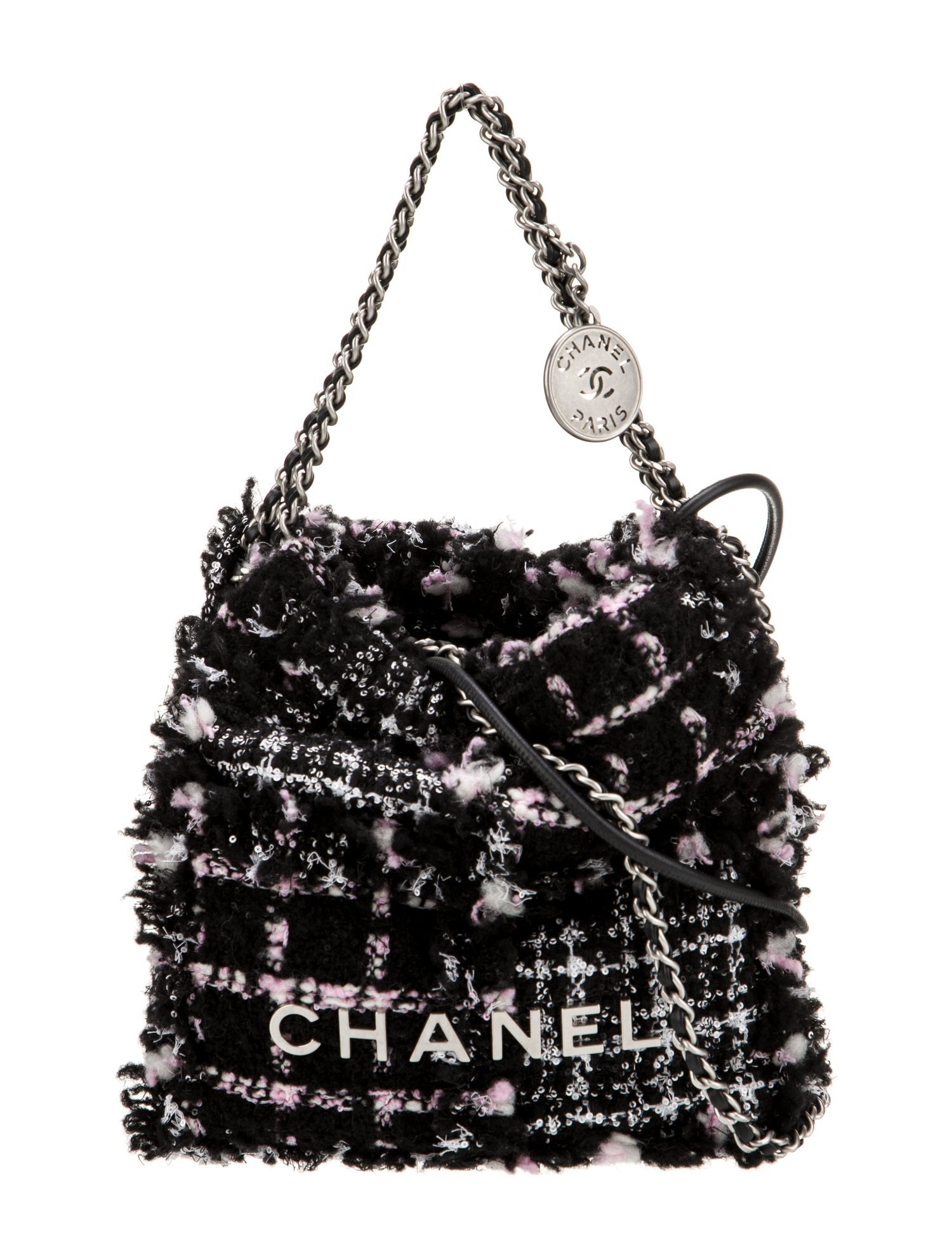 Chanel 2023 Mini Tweed 22 Hobo