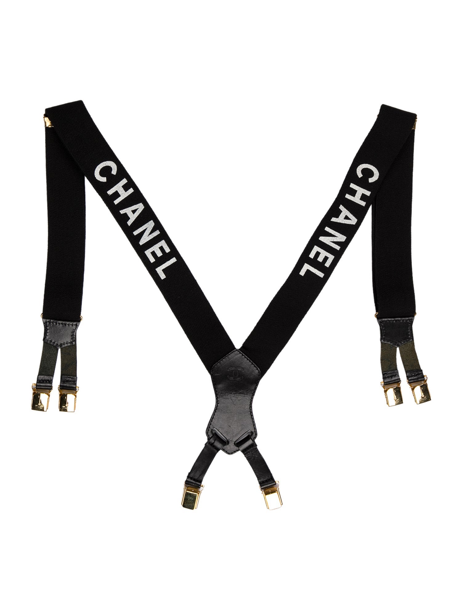 Chanel Logo Suspenders