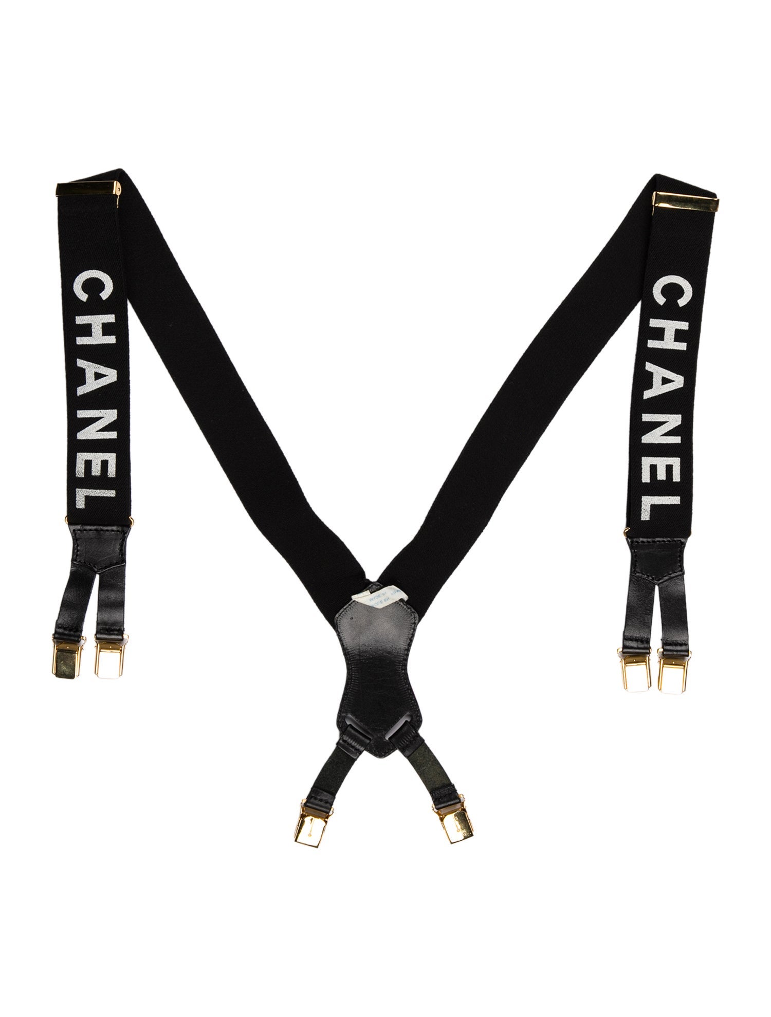 Chanel Logo Suspenders
