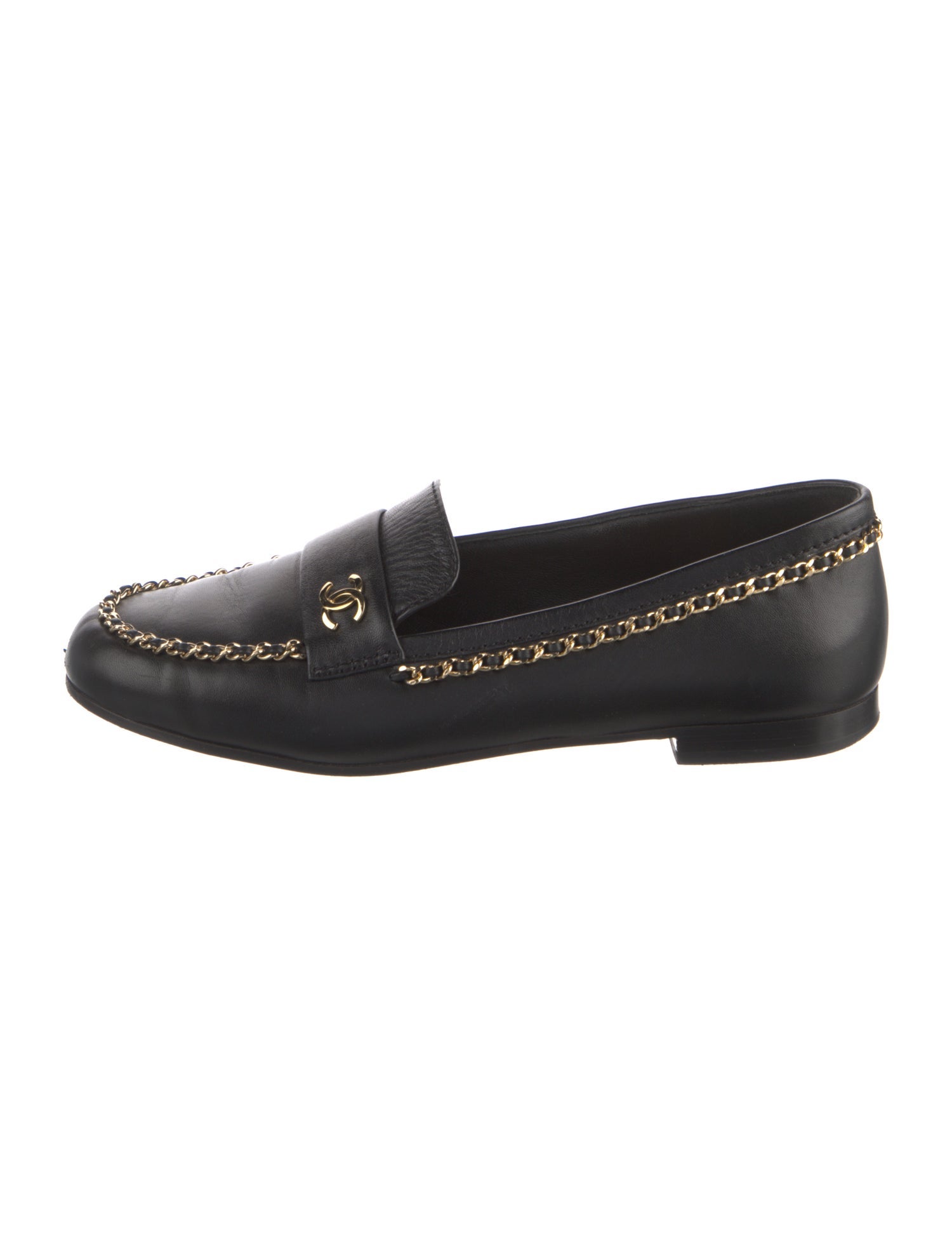 Chanel 2020 Interlocking CC Logo Loafers
