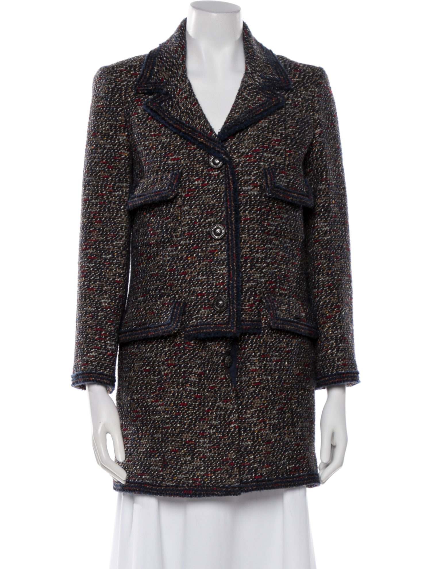 Chanel 2012 Tweed Peacoat