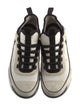 Chanel Interlocking CC Logo Suede Sneakers