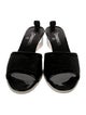 Chanel Interlocking CC Logo Leather Slingback Sandals