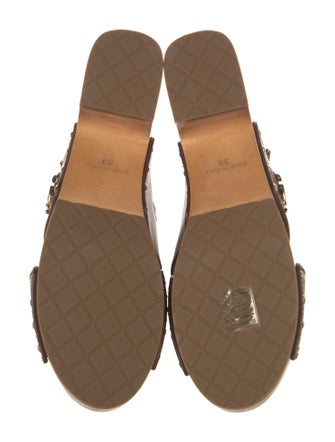 Chanel 2020 Interlocking CC Logo Slingback Sandals