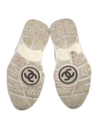 Chanel Interlocking CC Logo Suede Chunky Sneakers
