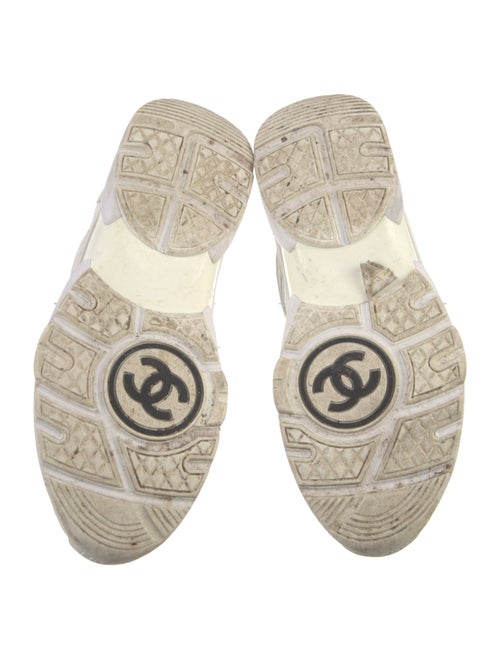 Chanel Interlocking CC Logo Suede Chunky Sneakers