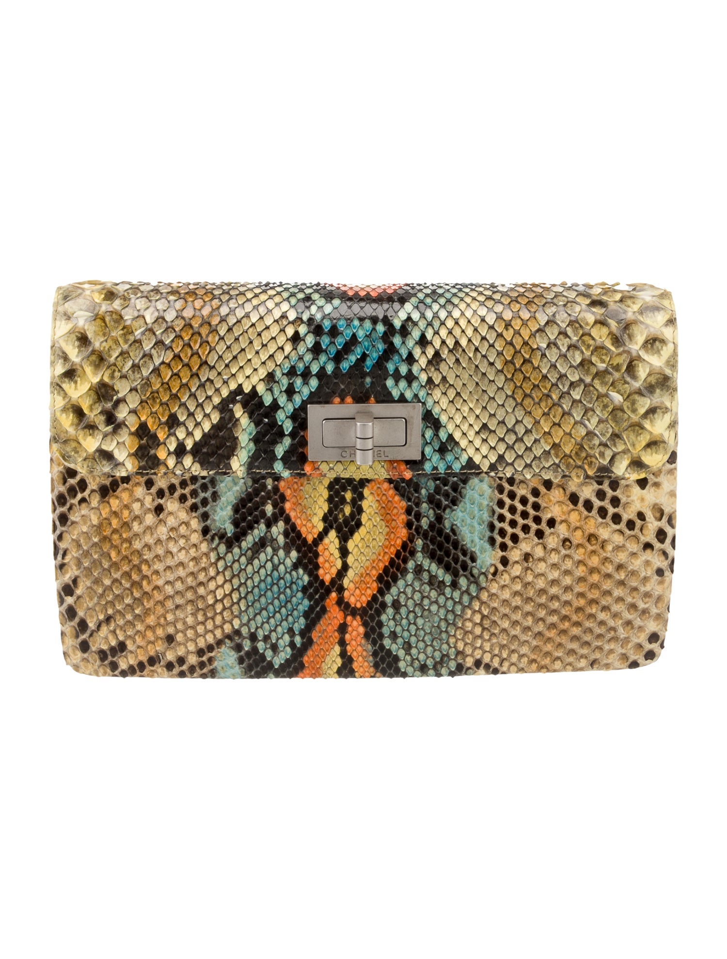 Chanel Python Reissue Clutch