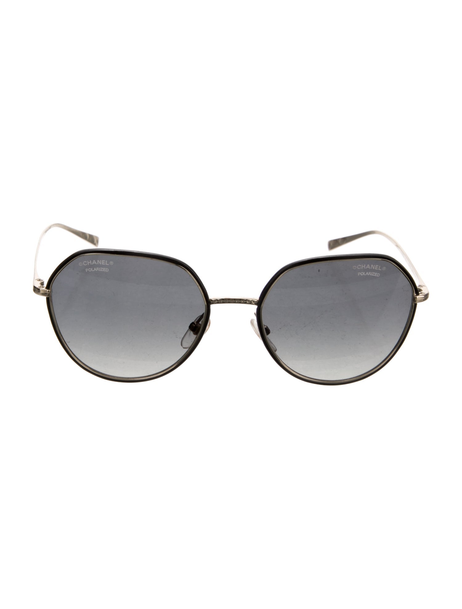 Chanel Interlocking CC Logo Round Sunglasses